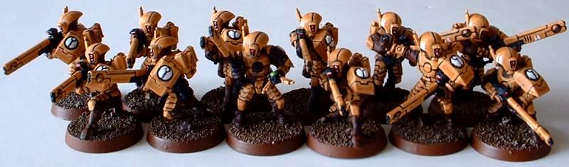 Captain Brown, Fire Warriors, Fire Warriors Pulse Rifles, Tau Sept Army