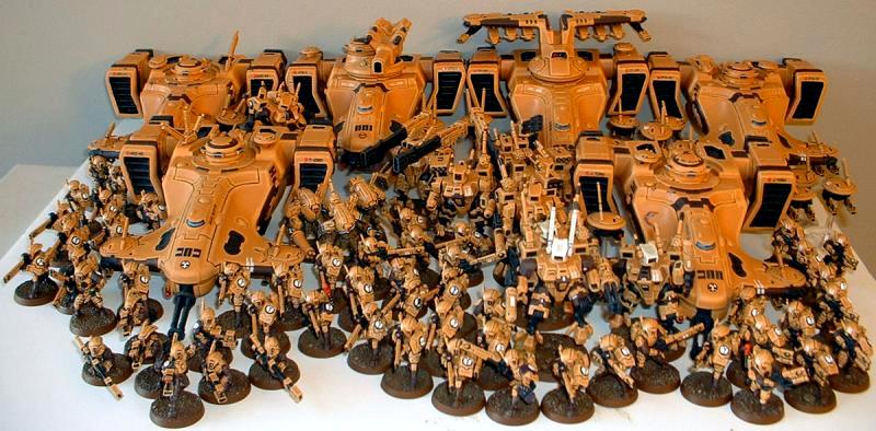 Captain Brown, Captain Brown's Tau Sept Army, Competed Army, Tau Sept Army