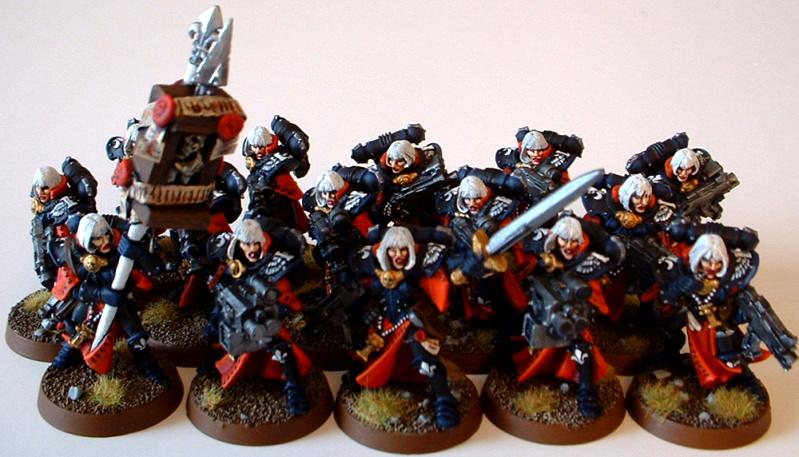 Adepta Sororitas, Captain Brown, Sisters Blob Squad, Sisters Of Battle