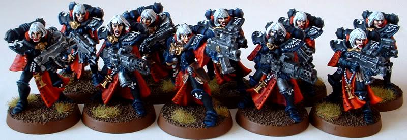Adepta Sororitas, Captain Brown; Sisters Of Battle Squad, Sisters Of Battle