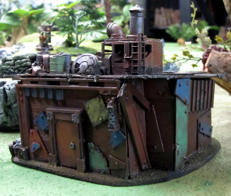 Buildings, Orcs, Scrach Built, Terrain, Warhammer 40k Ork Huts - Ork ...