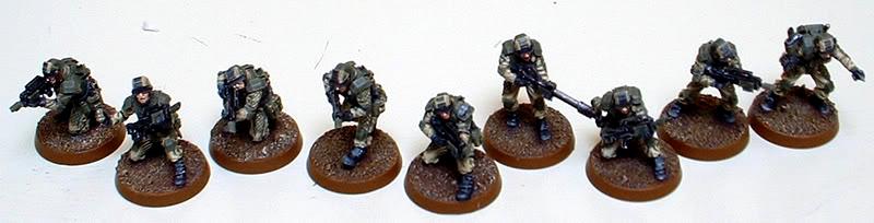 Astra Militarum, Captain Brown, Drop Troops, Elysian, Imperial Guard