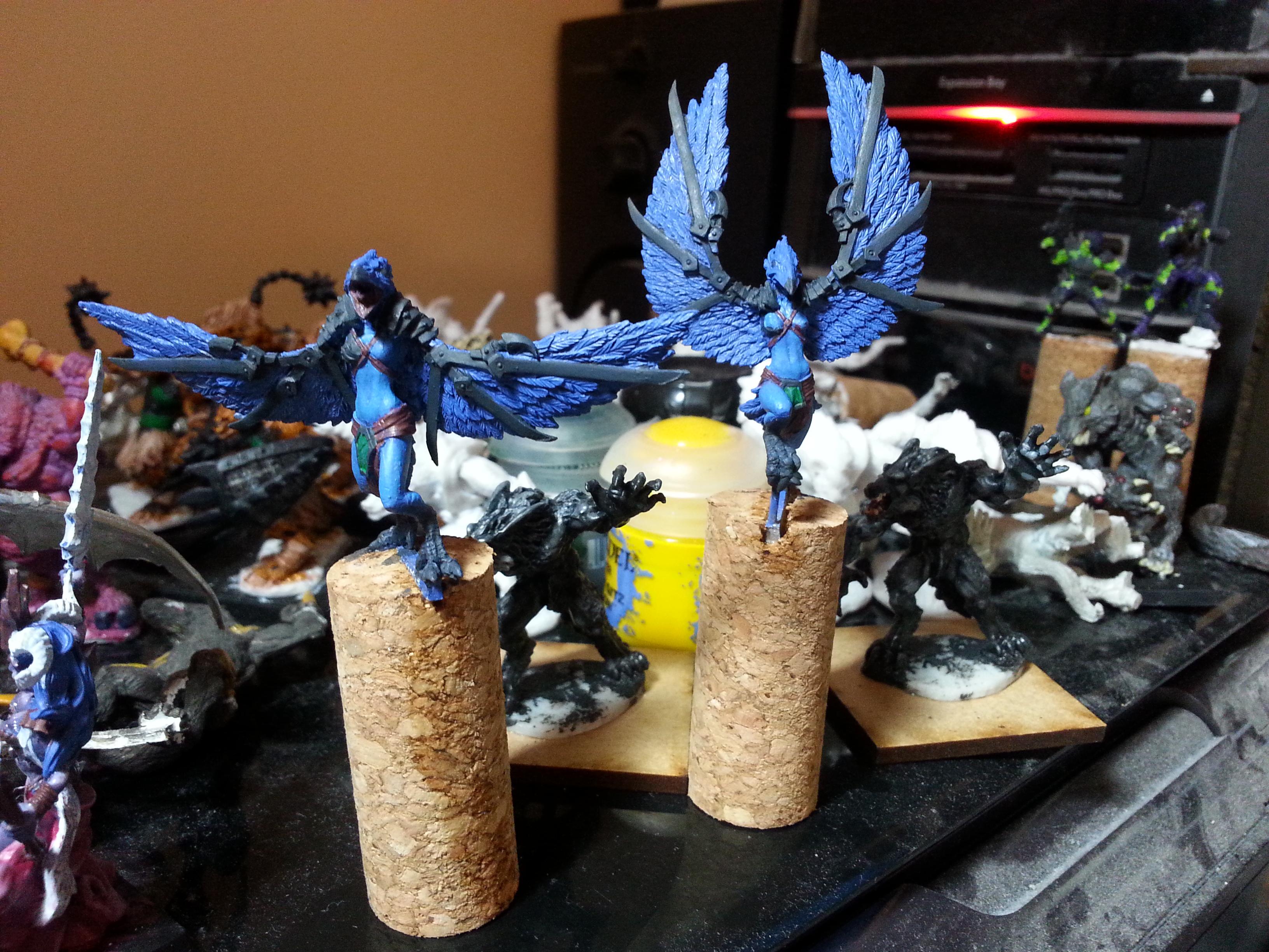 Bird Women, Corvus Harriers, Dakka Painint Competition 2016, Harpies, Hell Dorado, Work In Progress