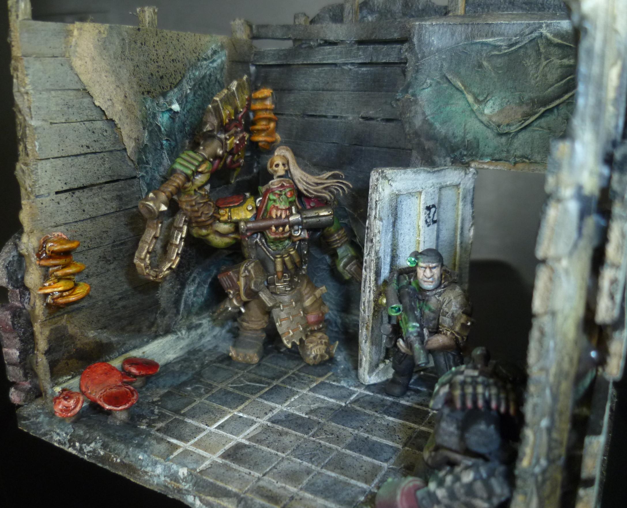 Catachan, Diorama, Imperial Guard, Orks, Surprise