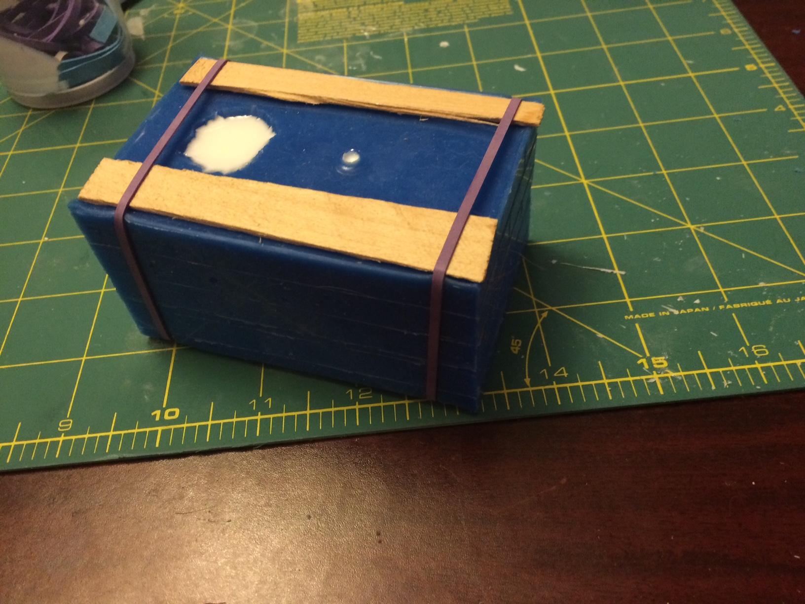 I couldn't insert the resin fast enough so I had to enlarge the hole