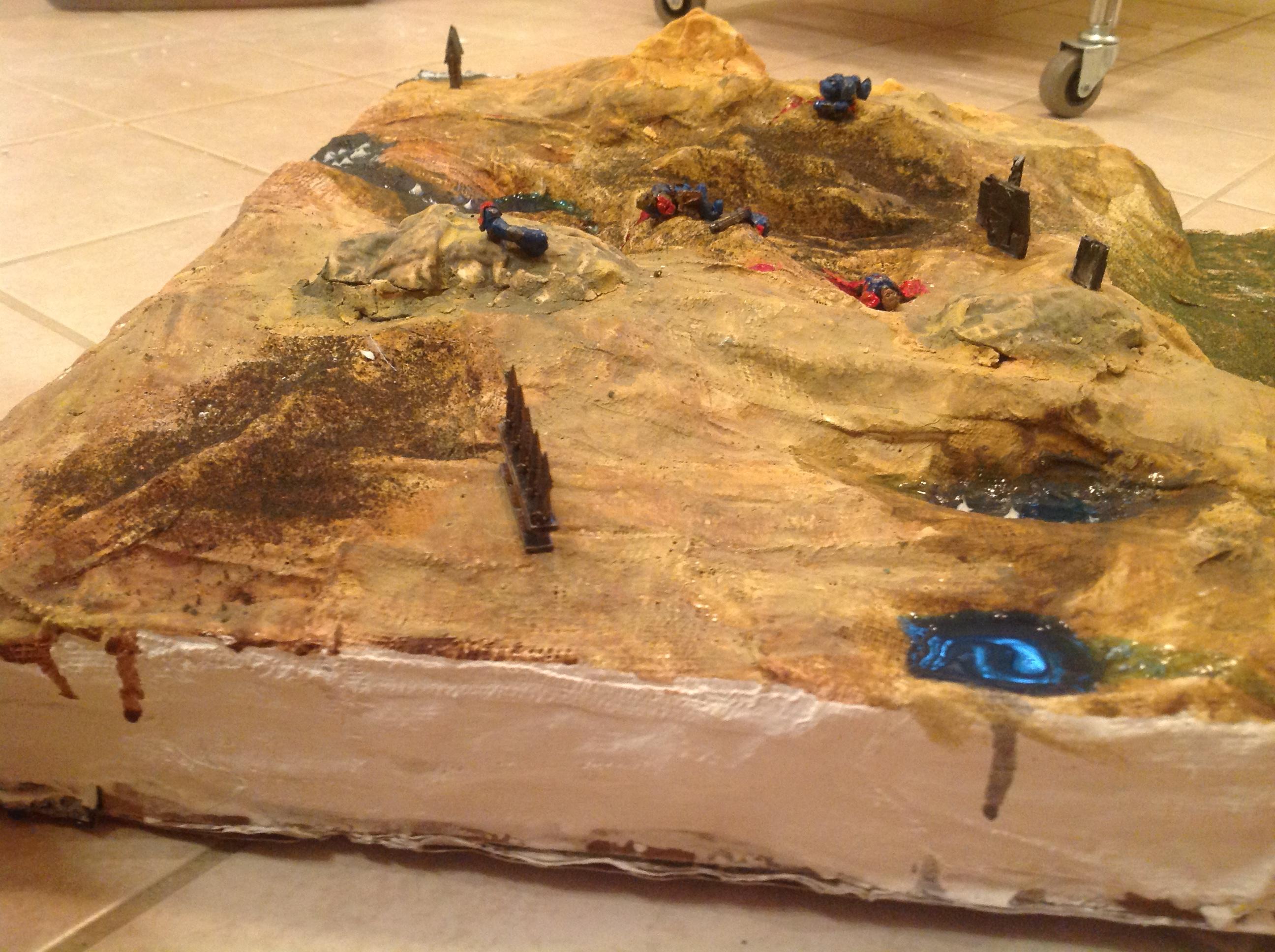 Side View of Armies on Parade biard