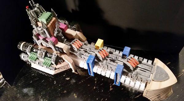 Battlefleet Gothic, Cruiser, Frigate, Rogue Trader, Scratch Build, Warhammer 40,000