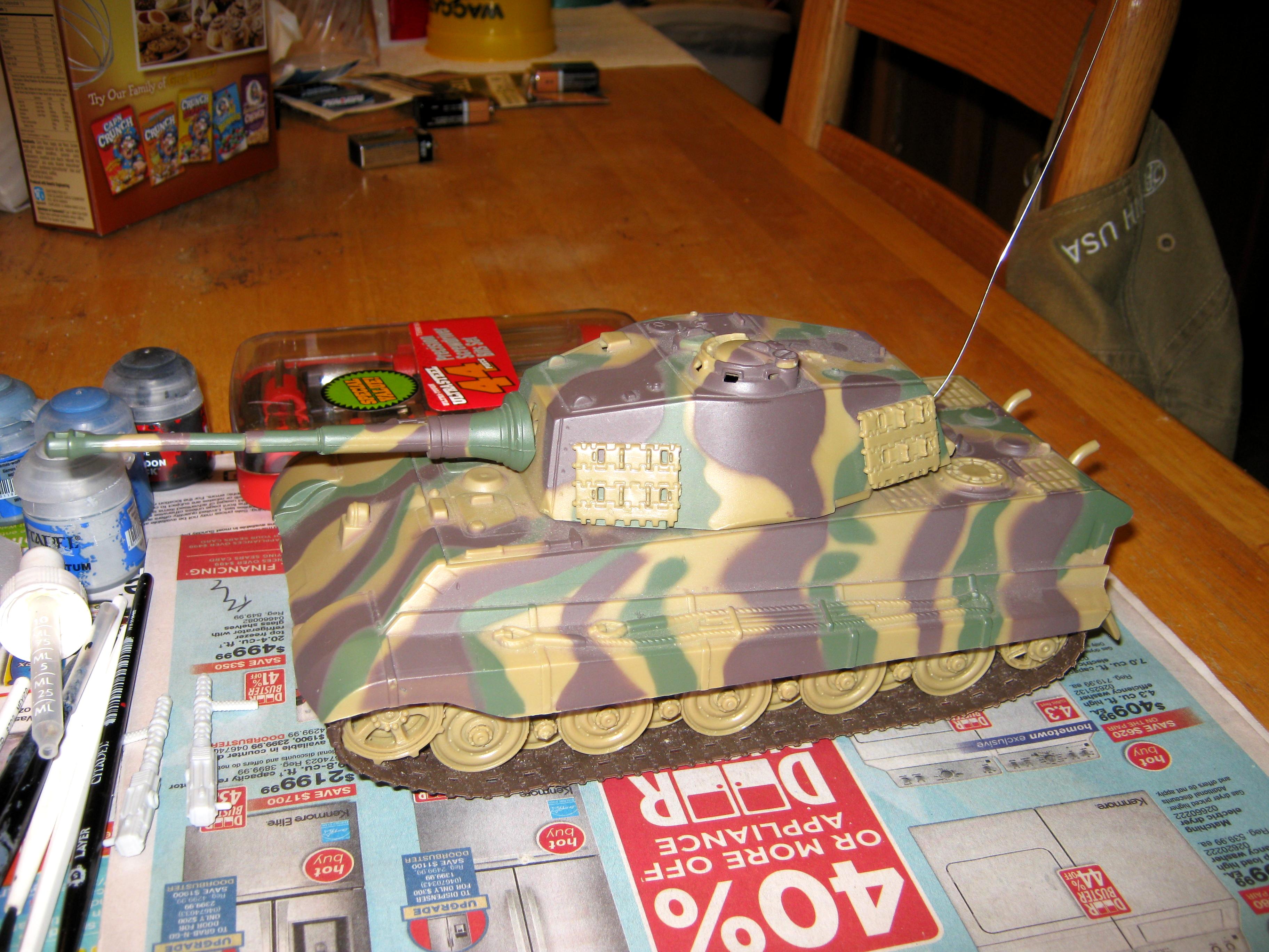 Germans, King Tiger, New Ray, Panzer, Radio Controlled, Rc, Tank, Toy, World War 2