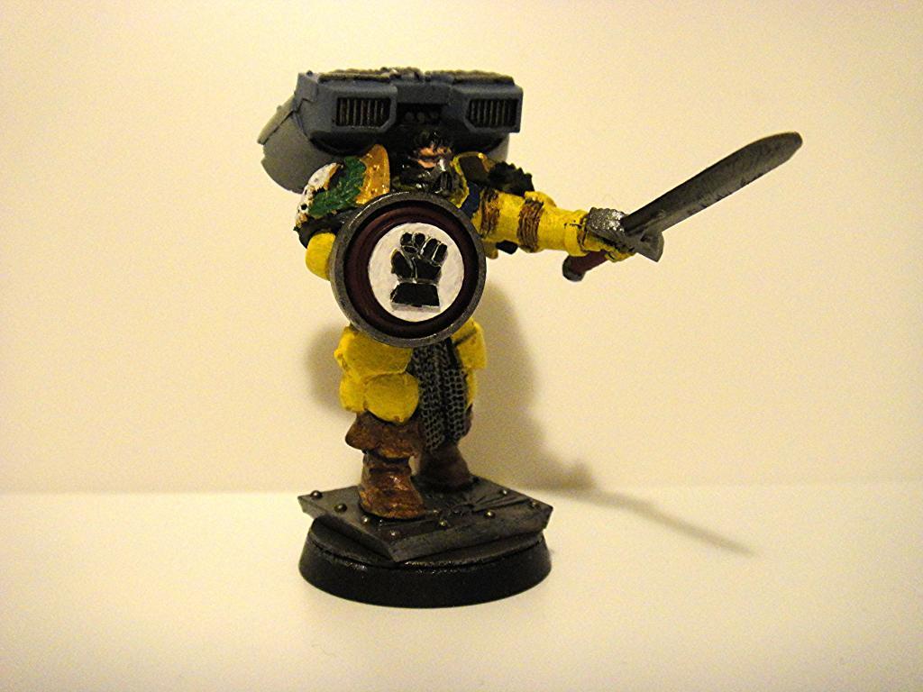 Captain, Imperial Fists, Jump Pack, Storm Shield