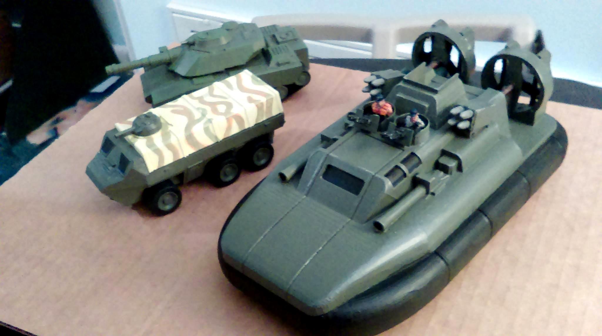 Gi Joe, Hovercraft, 1980 toys in 1:56 scale
