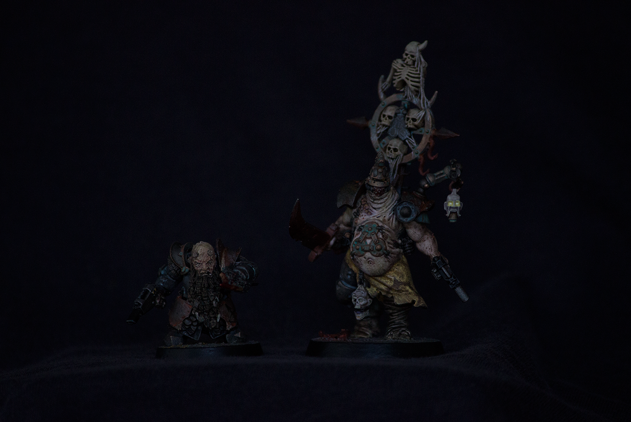 Aryllon, Blanchitsu, Blightking, Blightknight, Chaos, Chaosdwarf, Conversion, Cult, Cultist, Cultists, Dark, Forgeworld Powder, Grimdark, Night, Nurgle, Underexposed, Weathered, Weathering Powder