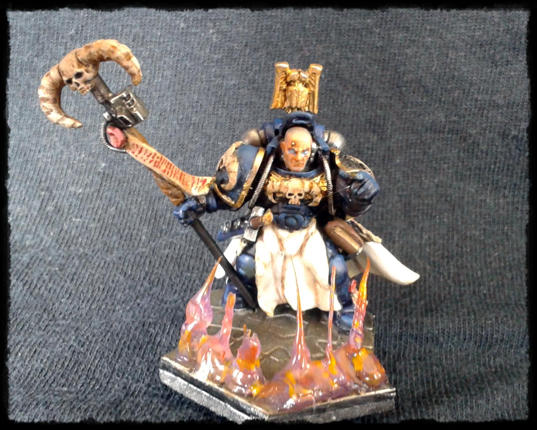 Astra Militarum, Blue, Conversion, Librarian, Psyker, Ultramarines