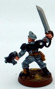 8th Regiment, Astra Militarum, Captain Brown, Imperial Guard, Necromunda, Necromundan, Necromundian Junior Officer, Spiders