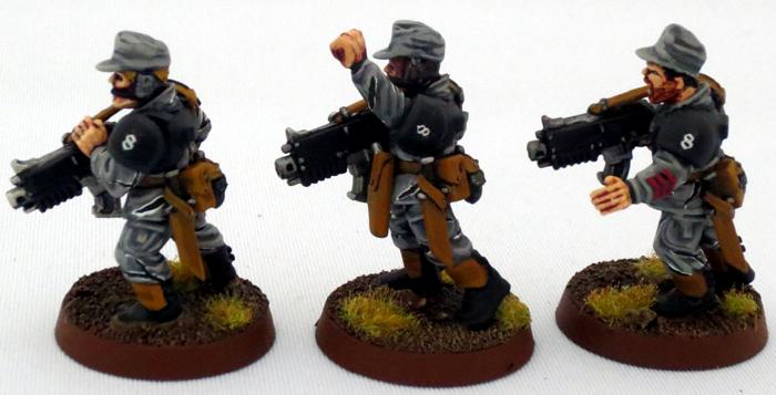 8th Regiment, Astra Militarum, Captain Brown, Imperial Guard, Necromunda, Necromundan, Necromundian Sergeants, Spiders