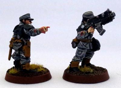 8th Regiment, Astra Militarum, Captain Brown, Imperial Guard, Necromunda, Necromundan, Necromundian Sergeants, Spiders