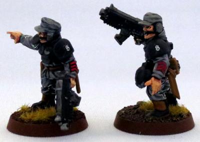 8th Regiment, Astra Militarum, Captain Brown, Imperial Guard, Necromunda, Necromundan, Necromundian Sergeants, Spiders