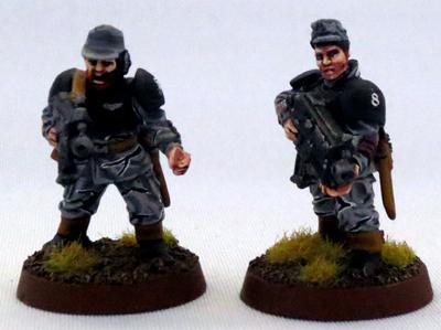 8th Regiment, Astra Militarum, Captain Brown, Imperial Guard, Necromunda, Necromundan, Necromundian Sergeants, Spiders