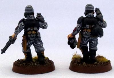 8th Regiment, Astra Militarum, Captain Brown, Imperial Guard, Necromunda, Necromundan, Necromundian Sergeants, Spiders