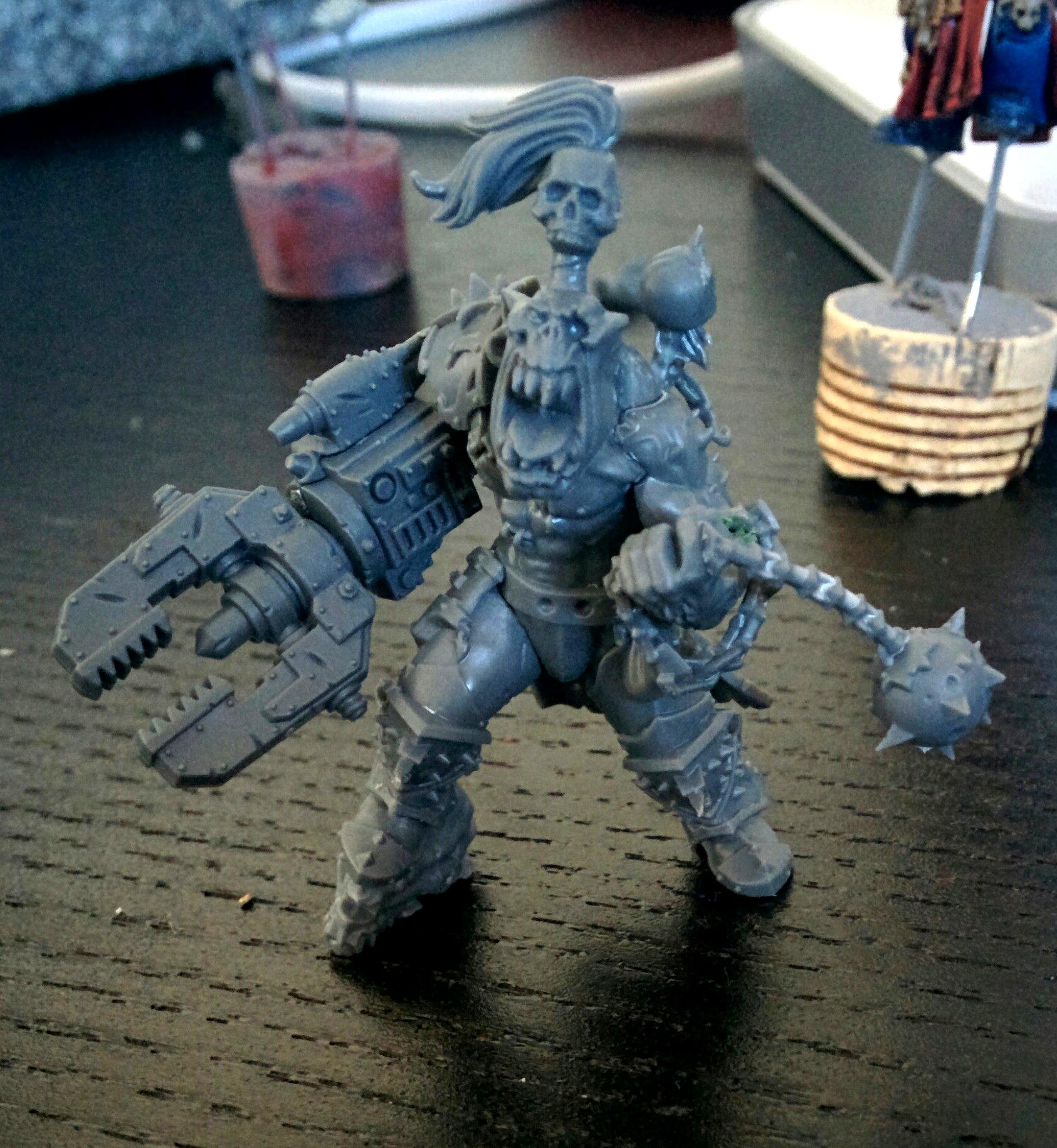 Slaughter ork with zapp fist