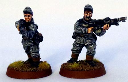 8th Regiment, Astra Militarum, Captain Brown, Imperial Guard, Necromunda, Necromundan, Necromundian Conscripts, Spiders