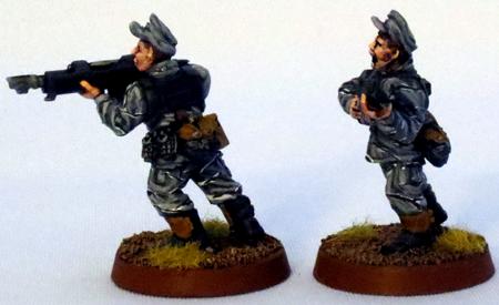 8th Regiment, Astra Militarum, Captain Brown, Imperial Guard, Necromunda, Necromundan, Necromundian Conscripts, Spiders