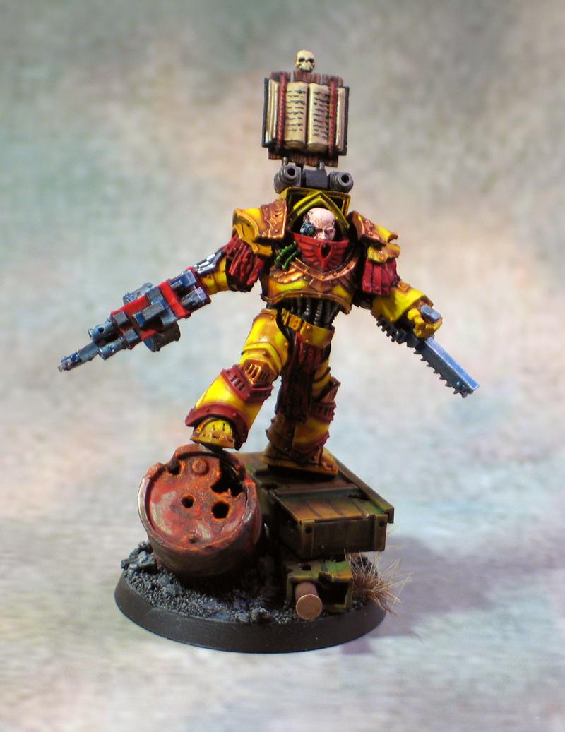 Cataphractii, Chainfist, Imperial Fists, Sergeant, Terminator Armor