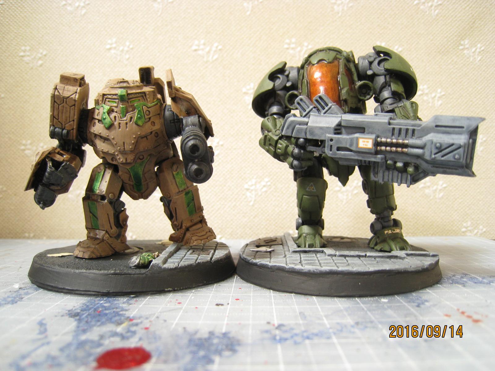 Deadzone, Forge Fathers, Mantic, Restic, Robot, September 2016, Walker