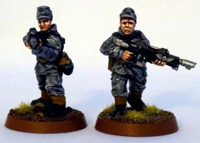 8th Regiment, Astra Militarum, Captain Brown, Imperial Guard, Necromunda, Necromundan, Necromundian Conscripts, Spiders
