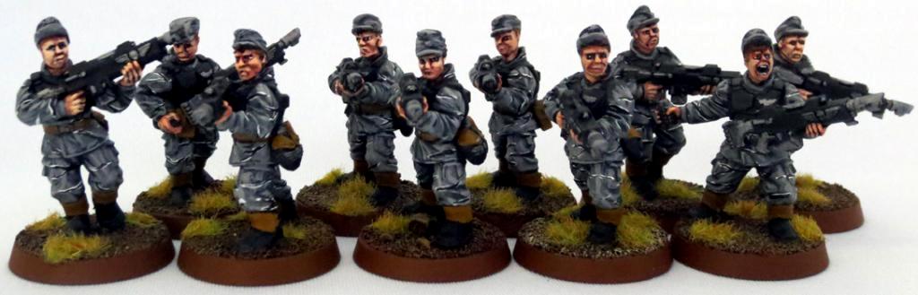 8th Regiment, Astra Militarum, Captain Brown, Imperial Guard, Necromunda, Necromundan, Necromundian Conscripts, Spiders