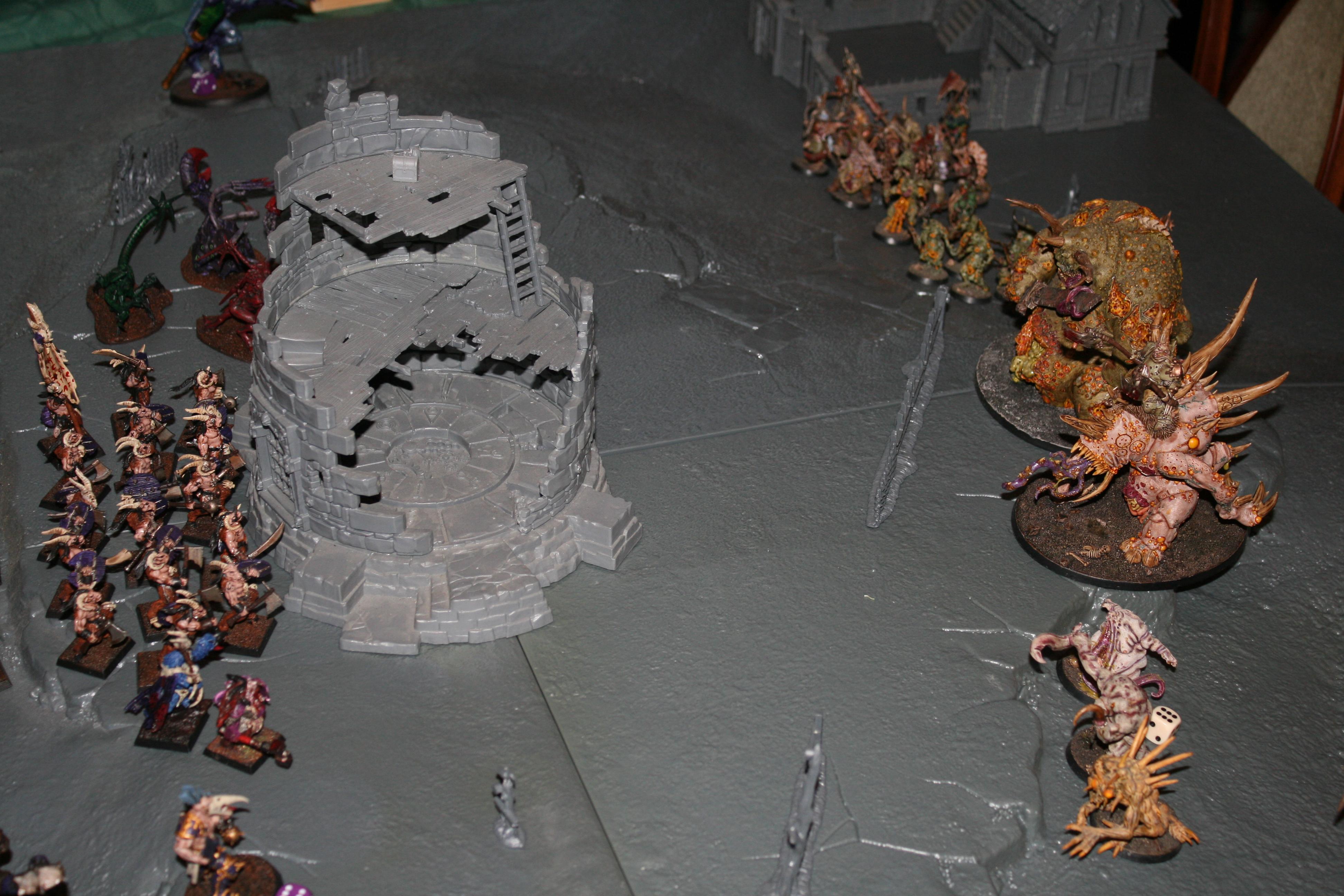 Army, Battle, Chaos, Nurgle, Tzeench