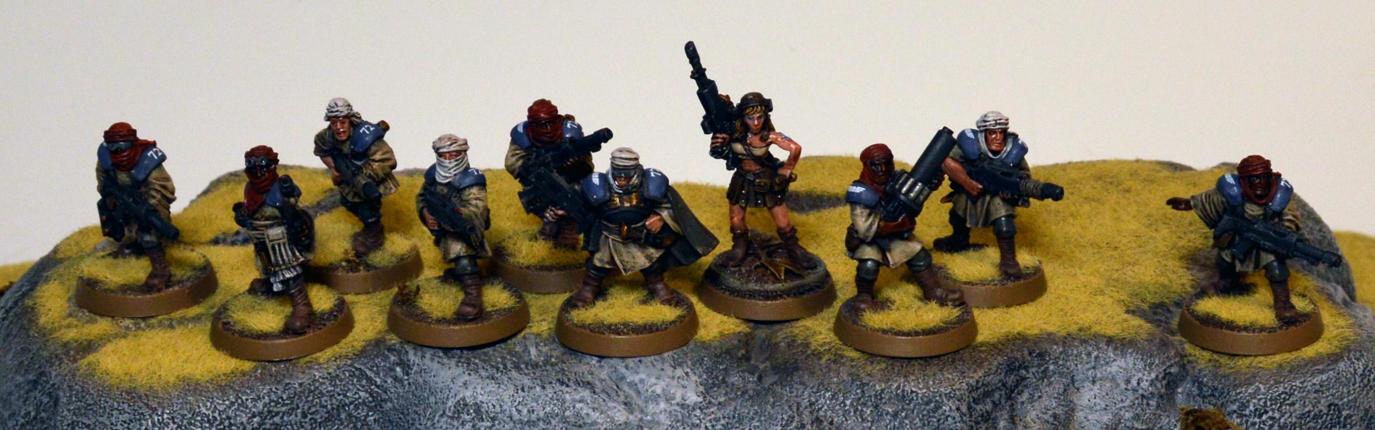 Imperial Guard, Last Chancers, Tallarn Desert Raiders, Warrior Woman