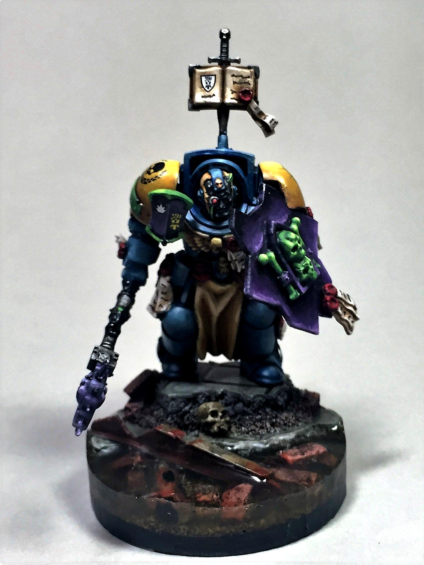 Fist, Librarian, Space Marines, Terminator Armor