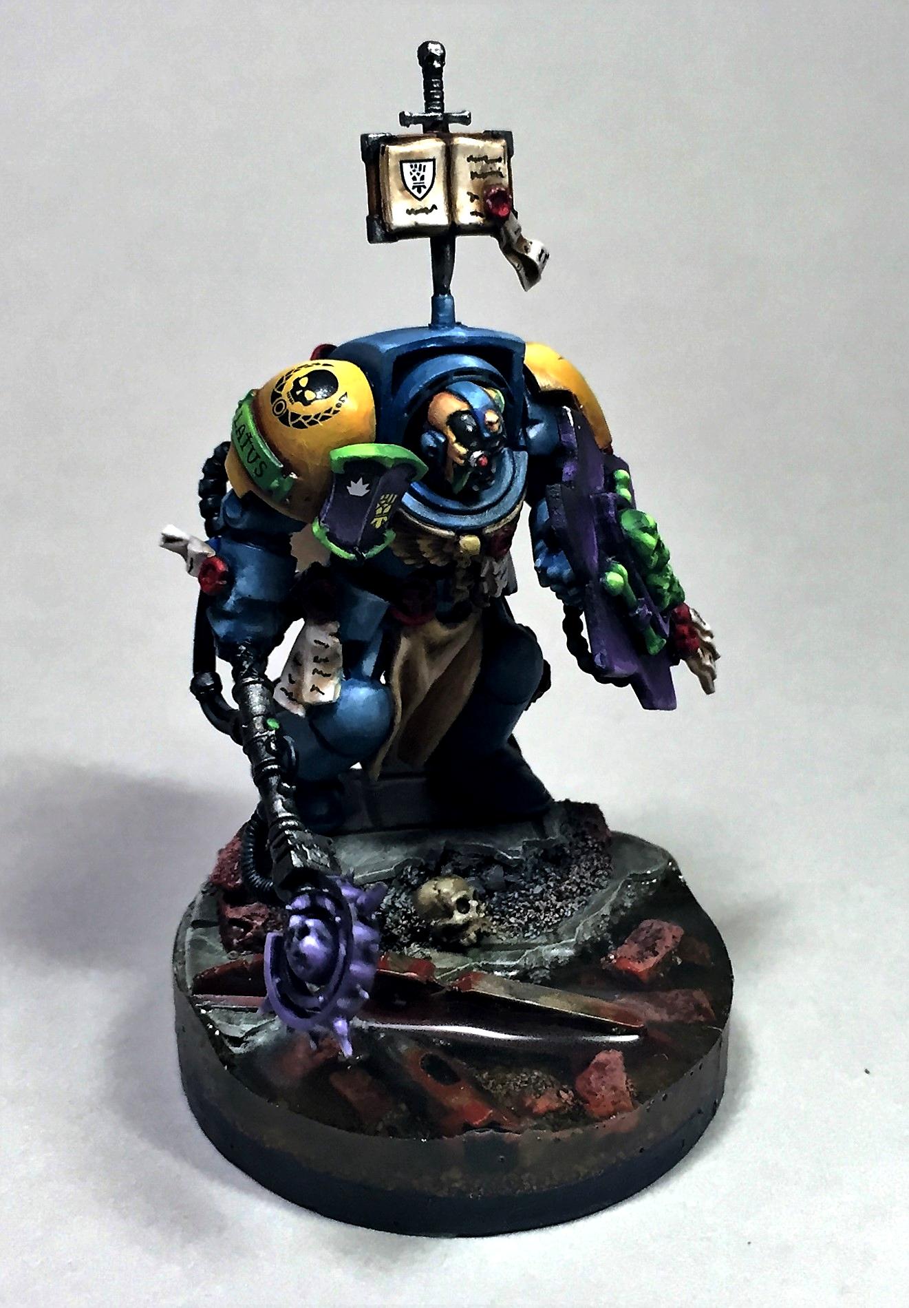 Fist, Librarian, Space Marines, Terminator Armor