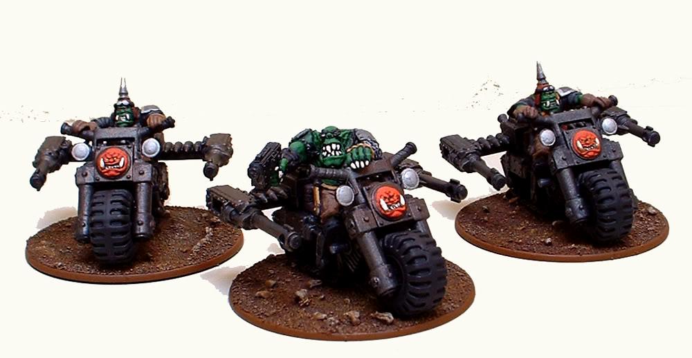 Captain Brown, Gretchin, Orks, Waaagh, Warbikers