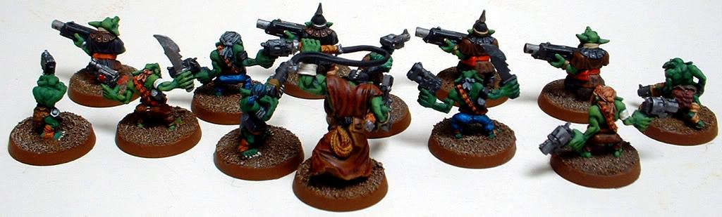 Captain Brown, Gretchin, Orks, Waaagh
