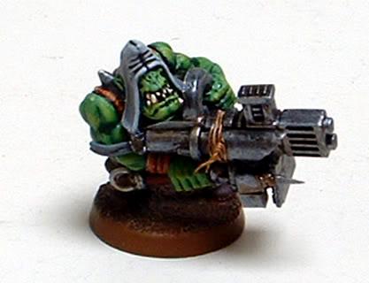 Captain Brown, Gretchin, Lootas, Orks, Waaagh