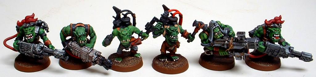 Captain Brown, Gretchin, Lootas, Orks, Waaagh