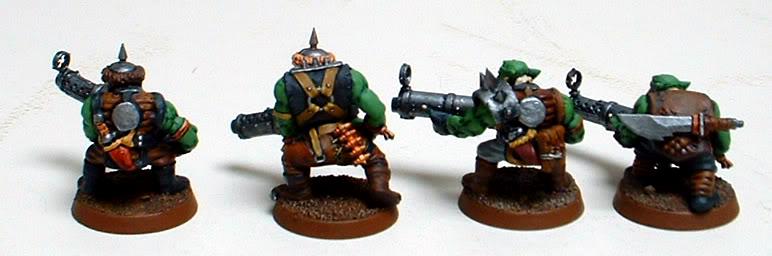 Big Shootas, Captain Brown, Gretchin, Orks, Waaagh