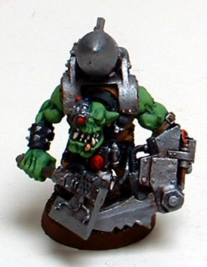 Captain Brown, Gretchin, Orks, Stormboyz Nobz, Waaagh