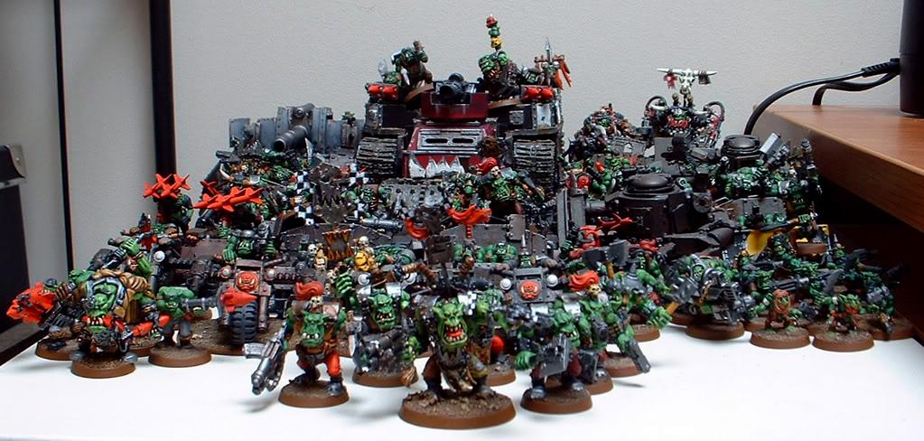 Captain Brown, Gretchin, Ork Army, Orks, Waaagh