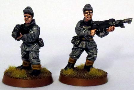 8th Regiment, Astra Militarum, Captain Brown, Imperial Guard, Necromunda, Necromundan, Necromundian Conscripts, Spiders