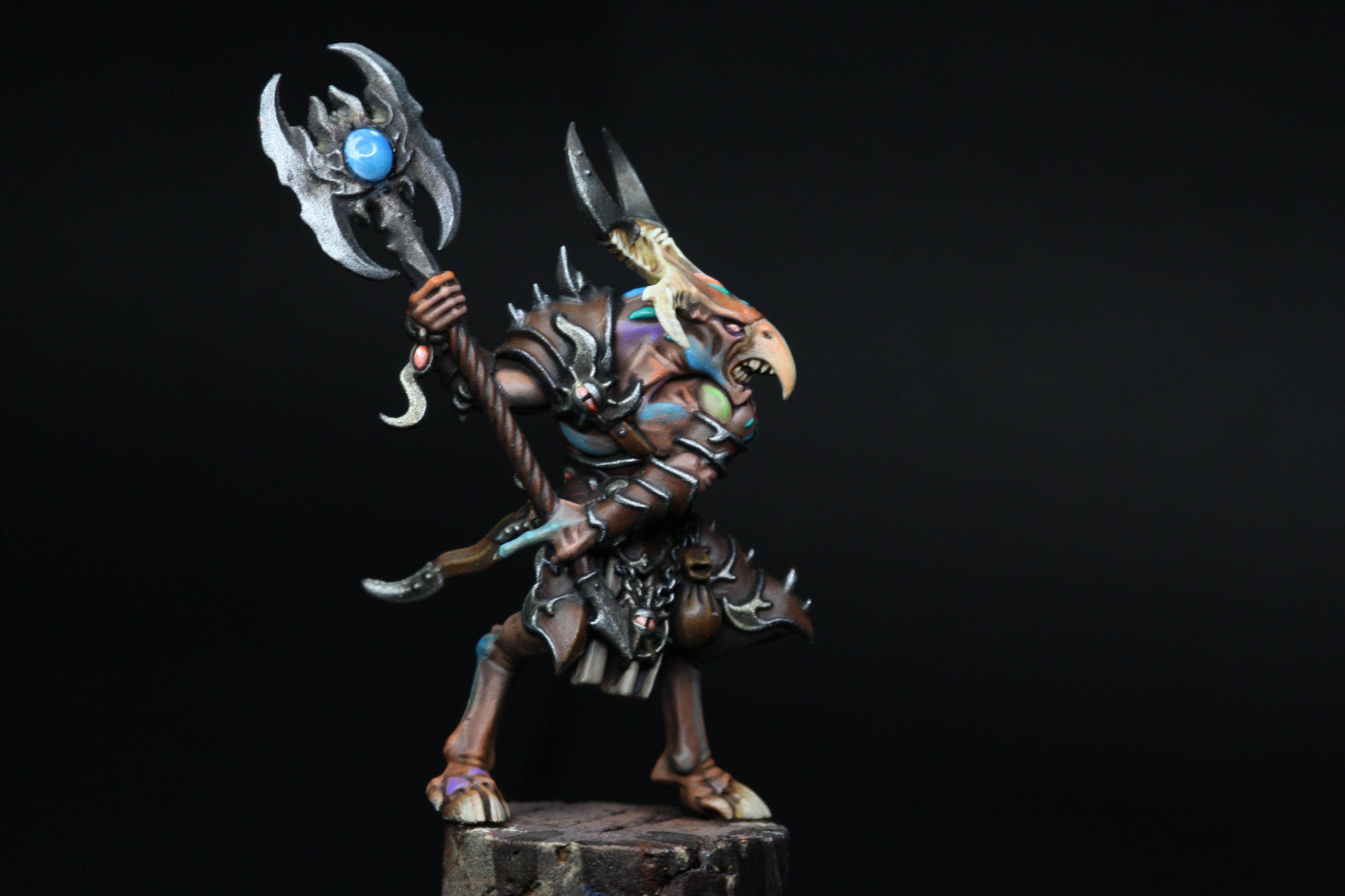 Daemons, Neat, Silver Tower Tzaangors, Tzeentch