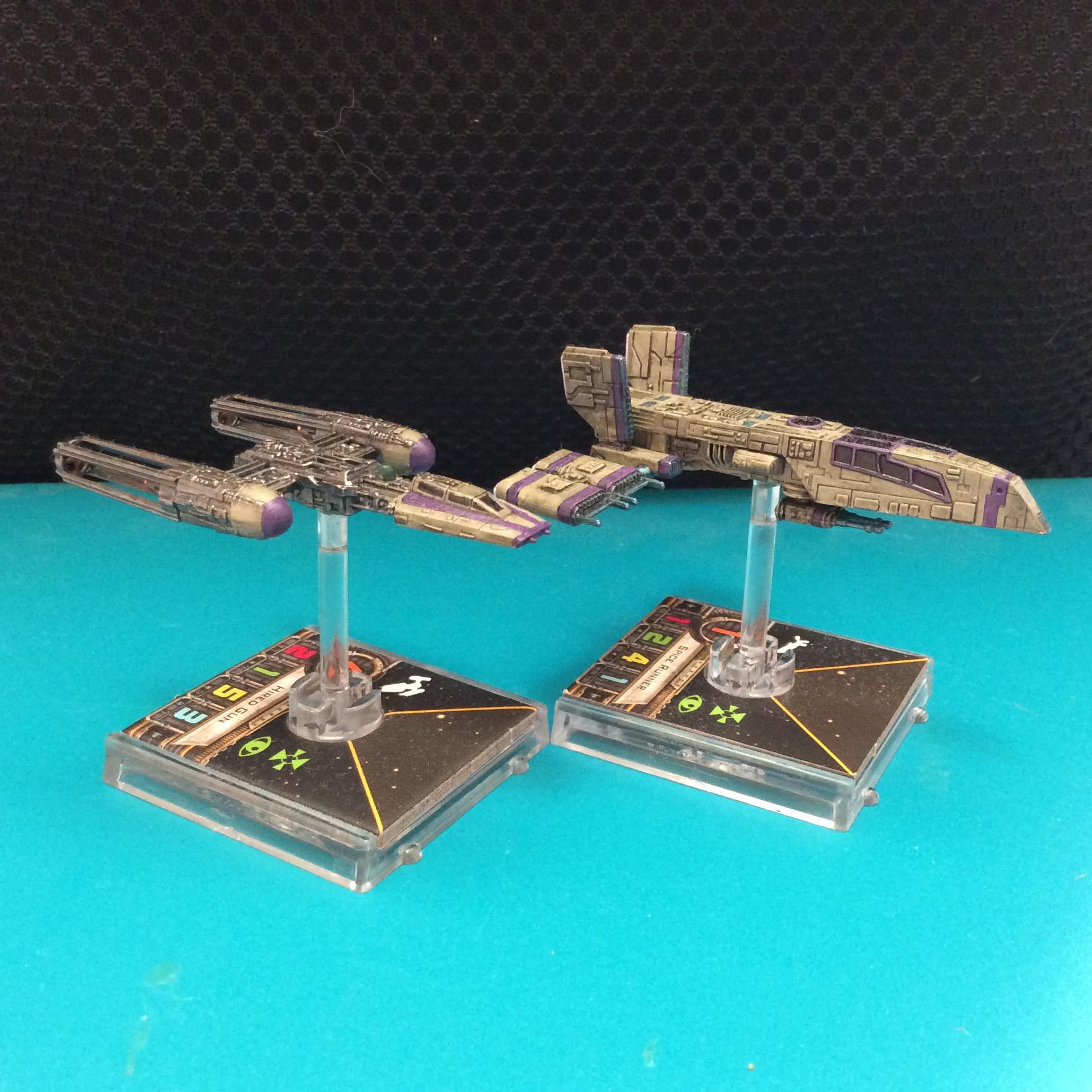 Hwk-290, Repaint, X-Wing, Y-wing - A Plague Upon the Space Lanes ...