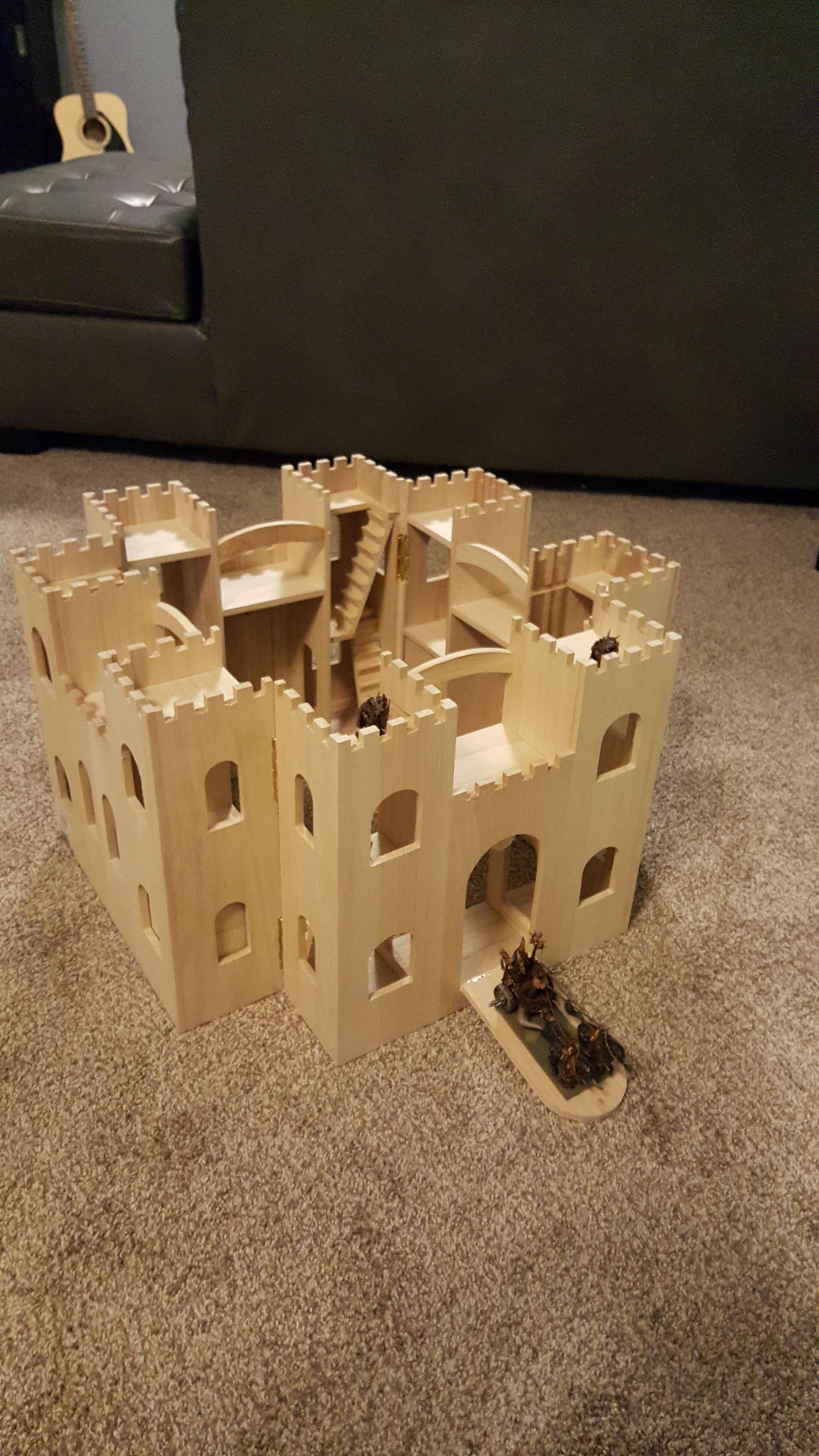 Castle, Toy, Wood