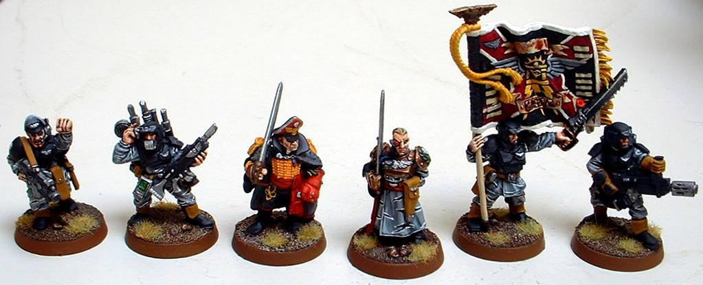 8th Regiment, Astra Militarum, Captain Brown, Commissar, Imperial Guard, Necromunda, Necromundan, Offier, Spiders