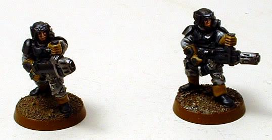 8th Regiment, Astra Militarum, Captain Brown, Imperial Guard, Meltagun, Necromunda, Necromundan, Plasma Gun, Spiders