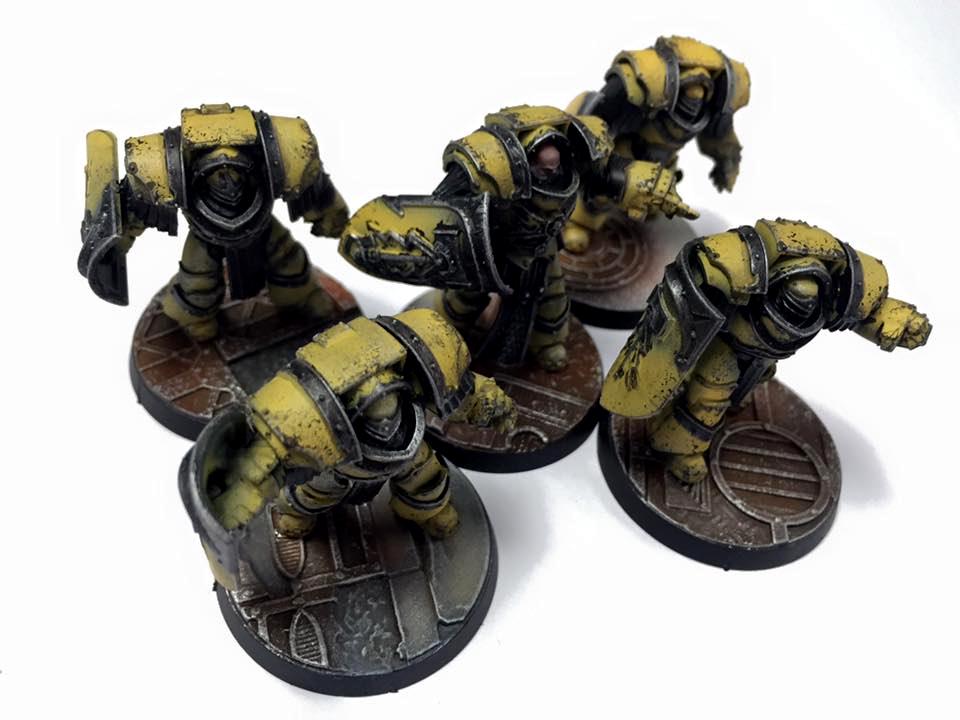 30k, Horus Heresy, Imperial Fists, Loyalist, Space Marines, Warhammer 40,000, Yellow