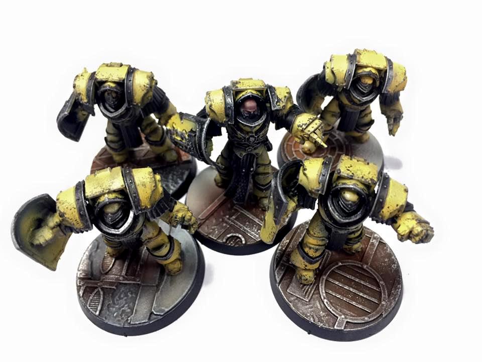 30k, Horus Heresy, Imperial Fists, Loyalist, Space Marines, Warhammer 40,000, Yellow
