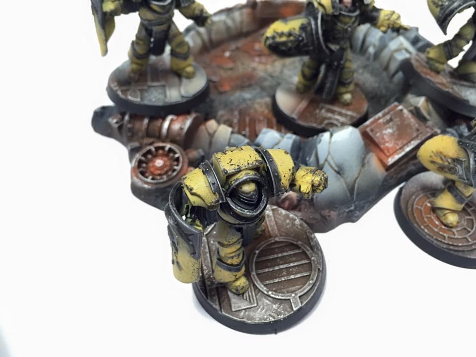 30k, Horus Heresy, Imperial Fists, Loyalist, Space Marines, Warhammer 40,000, Yellow