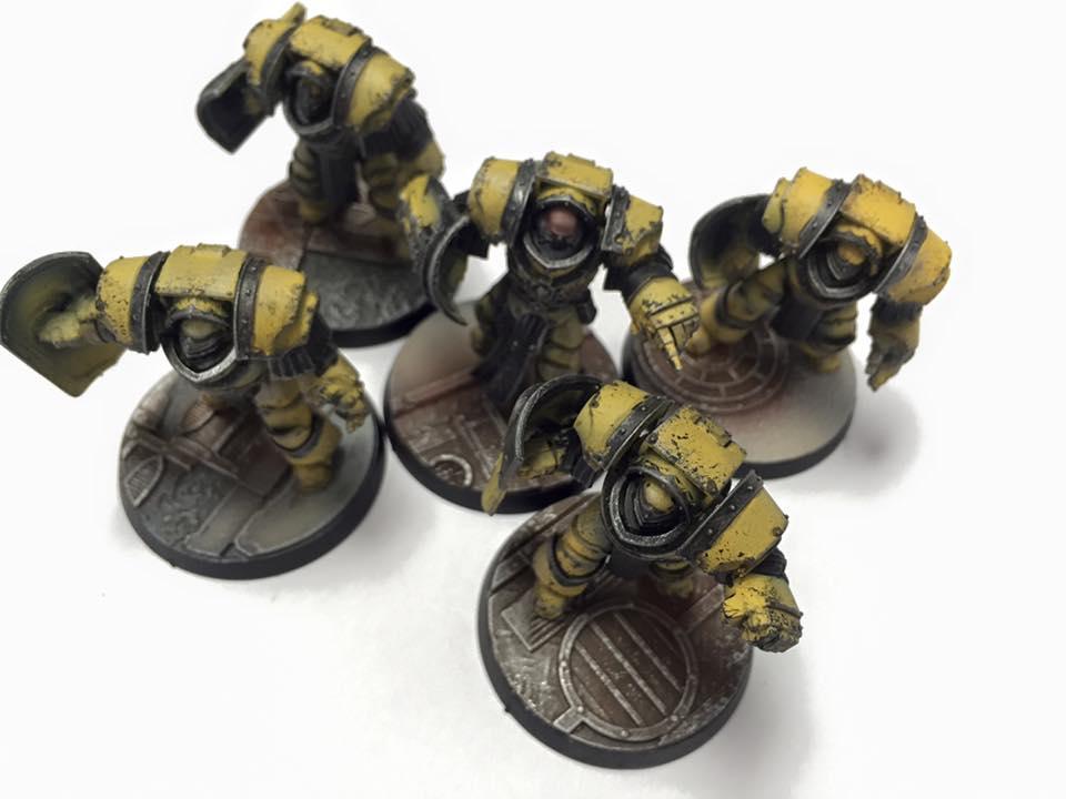 30k, Horus Heresy, Imperial Fists, Loyalist, Space Marines, Warhammer 40,000, Yellow